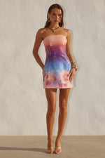 Load image into Gallery viewer, Ibiza Strapless Sequin Mini Dress - Nadia Pink Ombre
