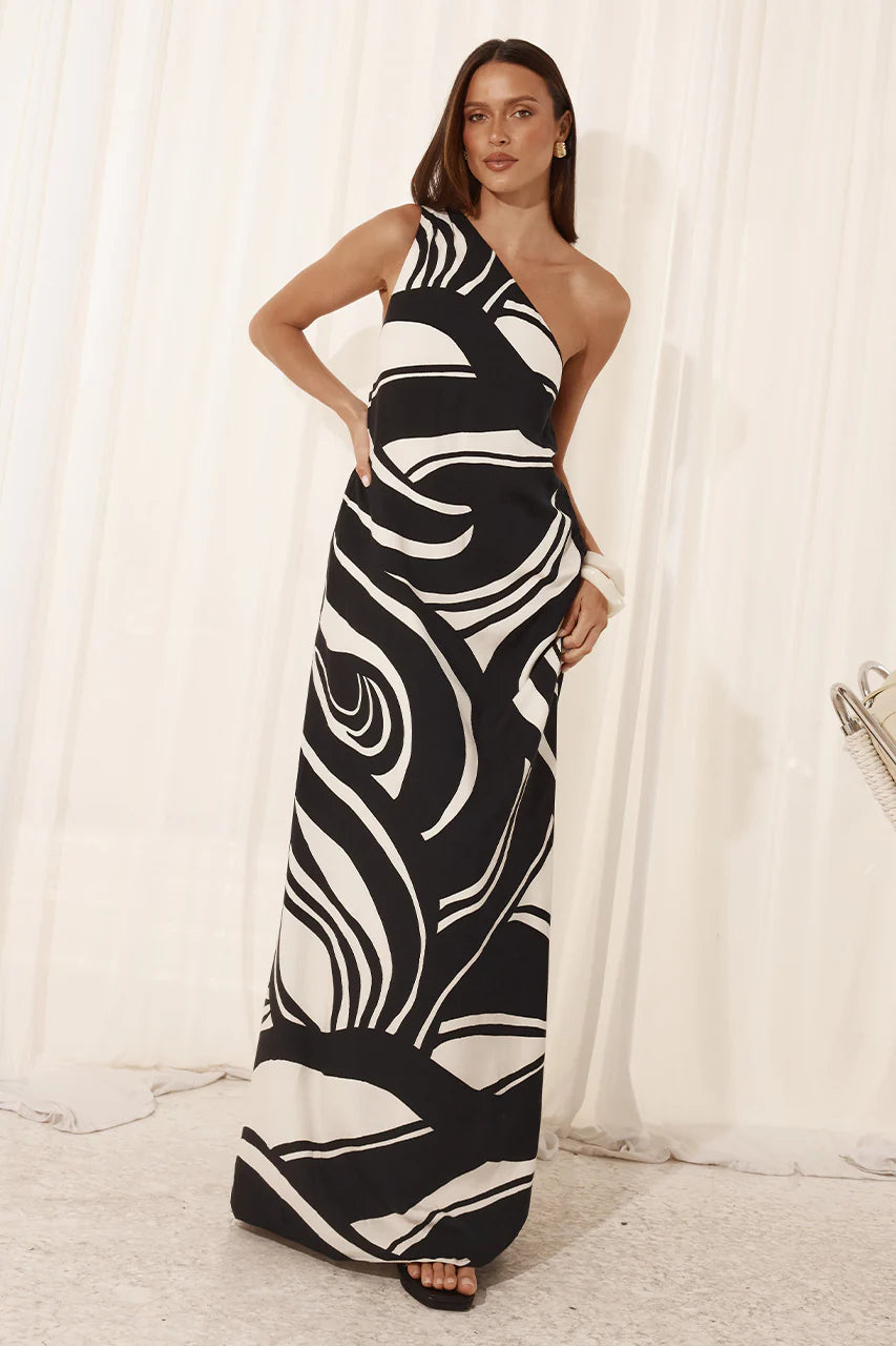 Katika Maxi Dress - Pantina Black