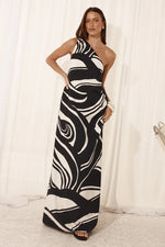 Load image into Gallery viewer, Katika Maxi Dress - Pantina Black
