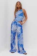 Load image into Gallery viewer, Rileigh Wide Leg Palazzo Pant - Shellie Blue
