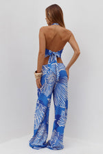 Load image into Gallery viewer, Rileigh Wide Leg Palazzo Pant - Shellie Blue
