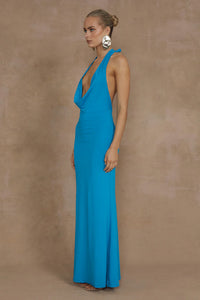 Lorita Maxi Dress - Aqua