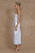 Load image into Gallery viewer, Denali Midi Dress - Silver
