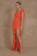 Load image into Gallery viewer, Dalia Maxi Dress - Tangerine
