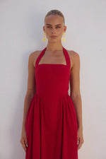 Load image into Gallery viewer, Locklea Midi Dress - Cherry
