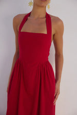 Load image into Gallery viewer, Locklea Midi Dress - Cherry
