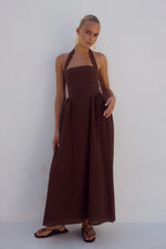 Load image into Gallery viewer, Locklea Midi Dress - Chocolate
