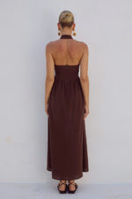 Load image into Gallery viewer, Locklea Midi Dress - Chocolate
