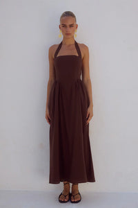 Locklea Midi Dress - Chocolate