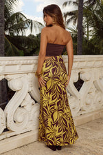 Load image into Gallery viewer, Toria Strapless Maxi Dress - Emery Gold
