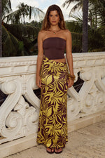 Load image into Gallery viewer, Toria Strapless Maxi Dress - Emery Gold
