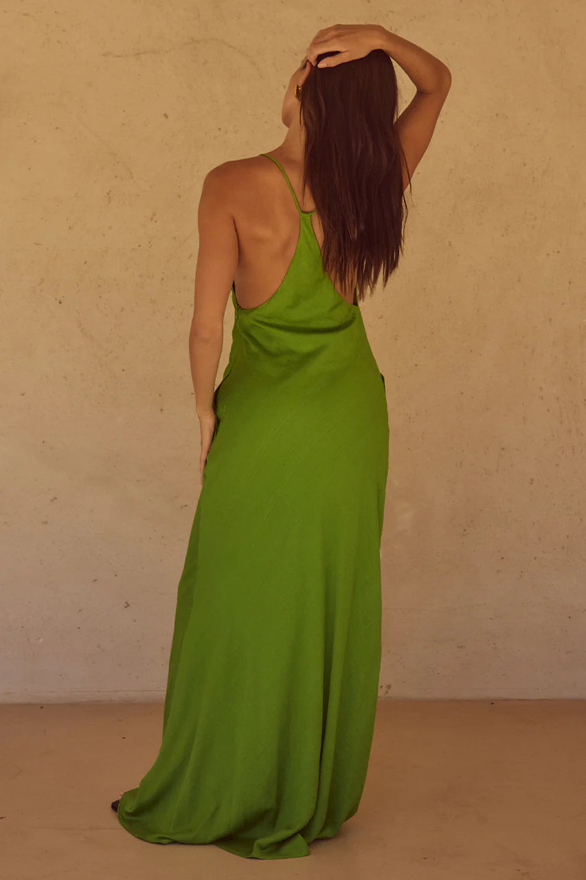 Aidana Maxi Dress - Apple