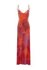 Load image into Gallery viewer, Tulia Low Back Maxi Dress - Suri Orange
