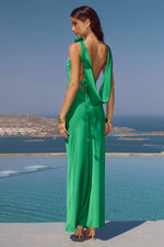 Load image into Gallery viewer, Zurina Low Back Maxi Dress - Emerald
