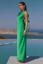 Load image into Gallery viewer, Zurina Low Back Maxi Dress - Emerald
