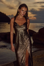 Load image into Gallery viewer, Cavani Maxi Dress - Gold
