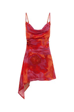 Load image into Gallery viewer, Alora Scoop Neck Mini Dress - Suri Orange
