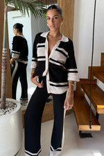 Load image into Gallery viewer, Bianki Pant - Black/Sand
