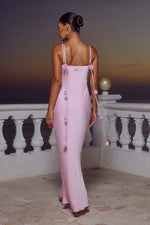 Load image into Gallery viewer, Lavena Floral Detail Maxi Dress - Petal
