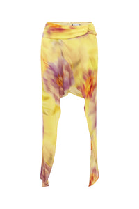 Tulia Flounce Midi Skirt - Suri Yellow
