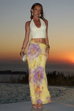 Load image into Gallery viewer, Alexis Halter Cut Out Maxi Dress - Suri Yellow

