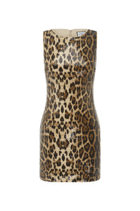 Saylor Mini Dress - Leopard