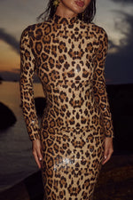 Load image into Gallery viewer, Saylor Maxi Dress - Leopard
