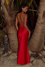 Load image into Gallery viewer, Pianni Maxi Dress - Red
