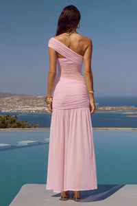 Sorelli One Shoulder Maxi Dress - Musk