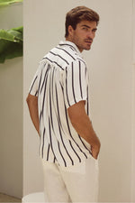 Load image into Gallery viewer, Elijah Shirt - White/Black
