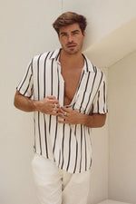 Load image into Gallery viewer, Elijah Shirt - White/Black
