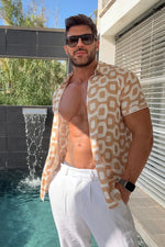 Load image into Gallery viewer, Jack Shirt - Sand/White
