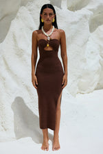 Load image into Gallery viewer, Luna Midi Dress - Espresso
