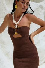 Load image into Gallery viewer, Luna Midi Dress - Espresso
