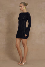 Load image into Gallery viewer, Montaro Mini Dress - Black
