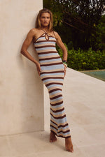Load image into Gallery viewer, Hazel Maxi Dress - Blue Multi
