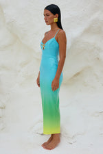 Load image into Gallery viewer, Benito Midi Dress - Blue Ombré
