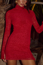 Load image into Gallery viewer, Reya Mini Dress - Red
