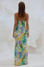 Load image into Gallery viewer, Velzy Strapless Dress - Esme Print
