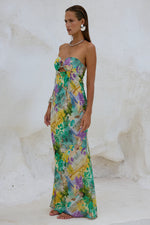 Load image into Gallery viewer, Velzy Strapless Dress - Esme Print
