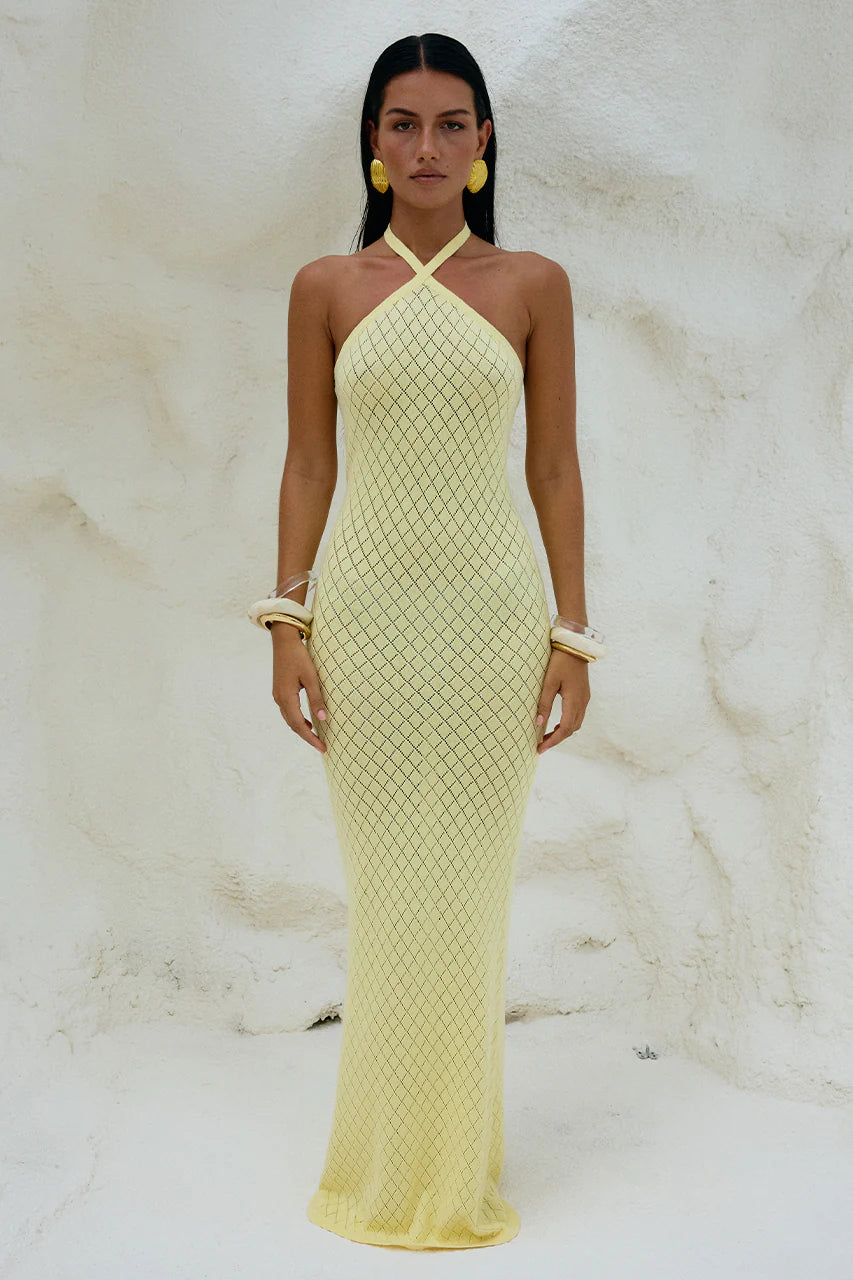 Simi Maxi Dress - Lemon