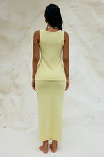 Load image into Gallery viewer, Nadina Midi Skirt - Lemon
