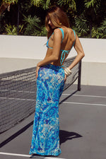 Load image into Gallery viewer, Miami Maxi Skirt - Azuri Blue
