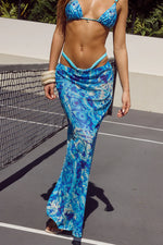 Load image into Gallery viewer, Miami Maxi Skirt - Azuri Blue

