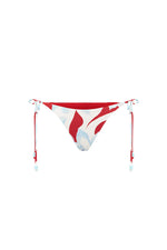 Load image into Gallery viewer, Amoree Side Tie Bikini Bottom - Amoree Red
