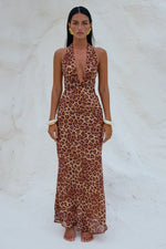 Load image into Gallery viewer, Tenaya Maxi Dress - Leopard Print
