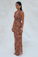 Load image into Gallery viewer, Tenaya Maxi Dress - Leopard Print
