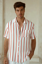 Load image into Gallery viewer, Elijah Shirt - Red Stripe
