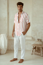 Load image into Gallery viewer, Elijah Shirt - Red Stripe
