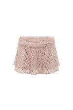 Load image into Gallery viewer, Nerissa Double Ruffle Mini Skirt - Musk
